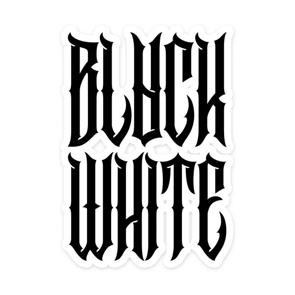 BLVCK & WHiTE Sticker Pack