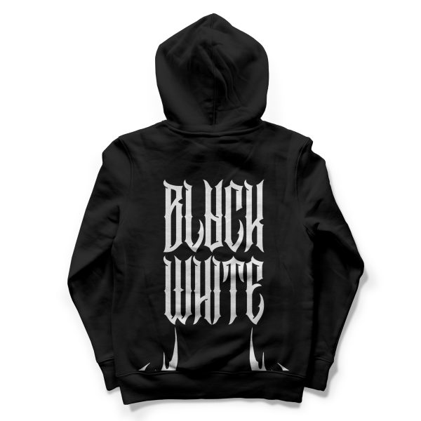 B&W Hoodie B-04