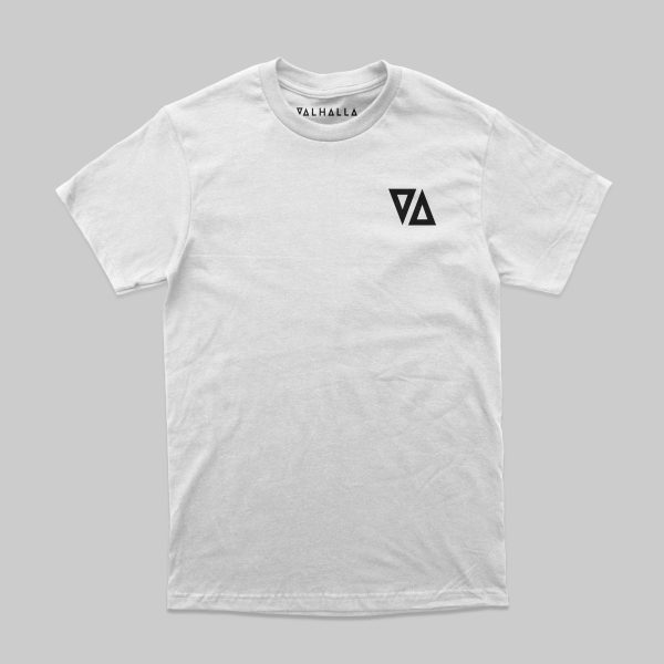 Oversized Tee - White - Valhalla Core Design