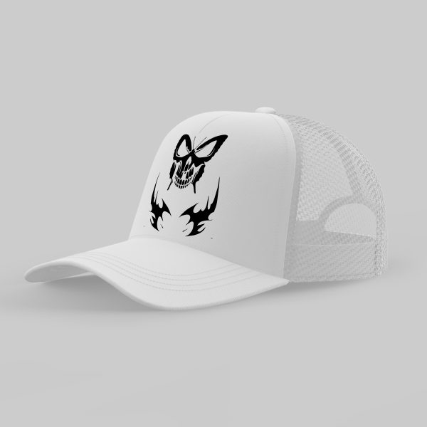 Trucker Cap B&W W-04